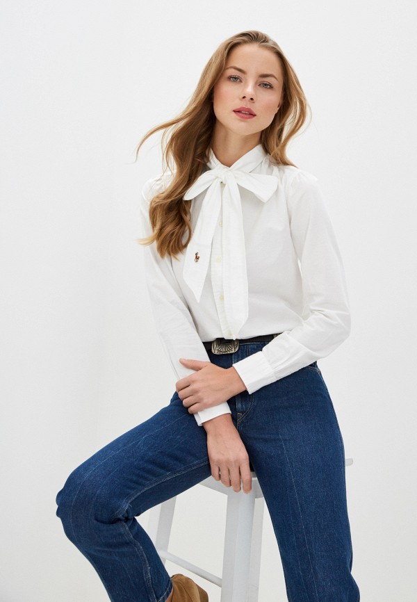 

Блуза Polo Ralph Lauren, Белый, Polo Ralph Lauren PO006EWHTSM5