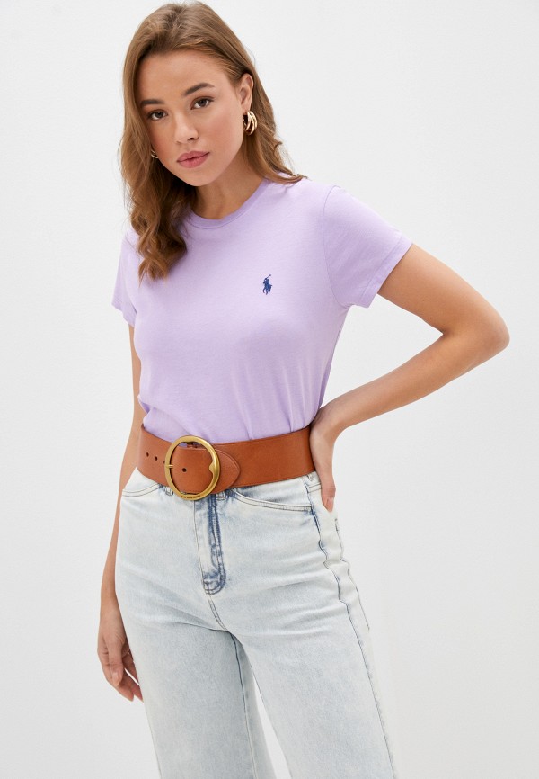

Футболка Polo Ralph Lauren, Фиолетовый, Polo Ralph Lauren PO006EWJRJC4