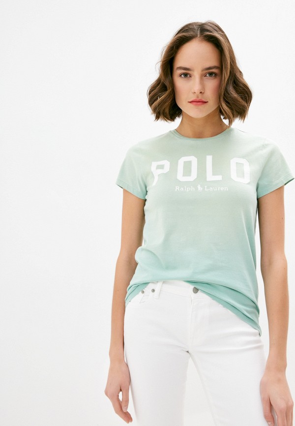 

Футболка Polo Ralph Lauren, Зеленый, Polo Ralph Lauren PO006EWJRJC8