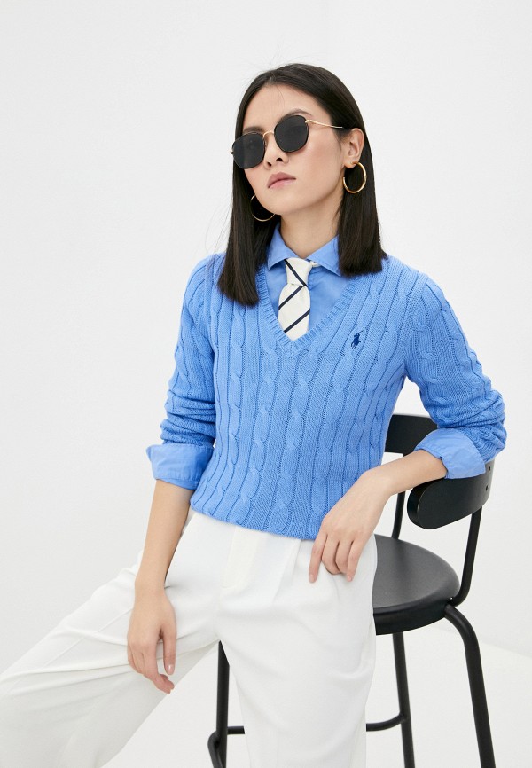 

Пуловер Polo Ralph Lauren, Голубой, Polo Ralph Lauren PO006EWMMTA2