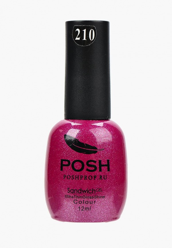 

Гель-лак для ногтей Posh, на 25 дней Северное сияние Тон 210, Розовый