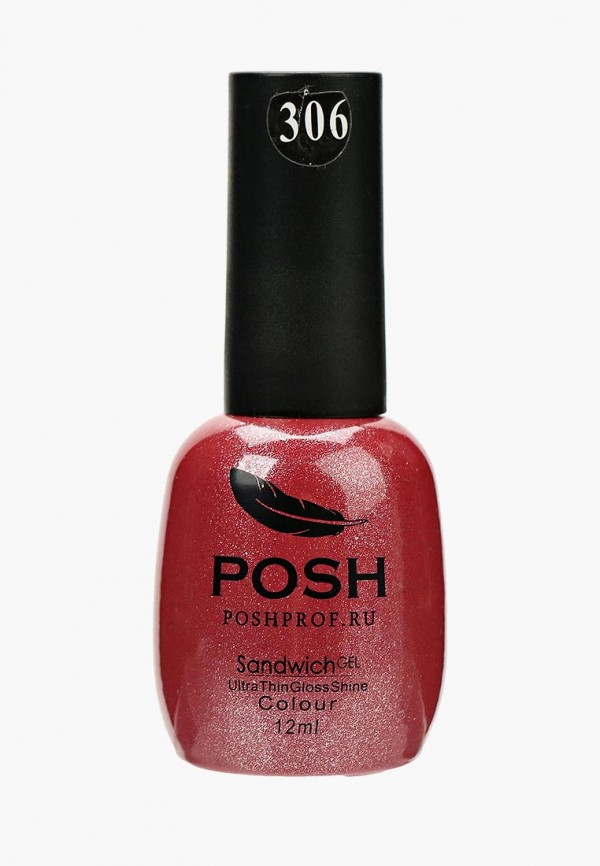 

Гель-лак для ногтей Posh, на 25 дней Четвертое измерение Тон 306, Бордовый