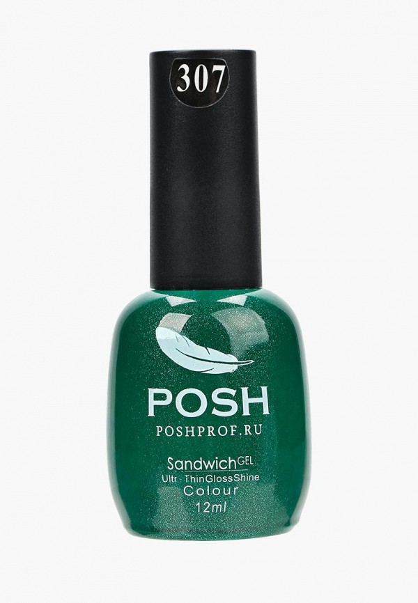

Гель-лак для ногтей Posh, на 25 дней Четвертое измерение Тон 307, Зеленый