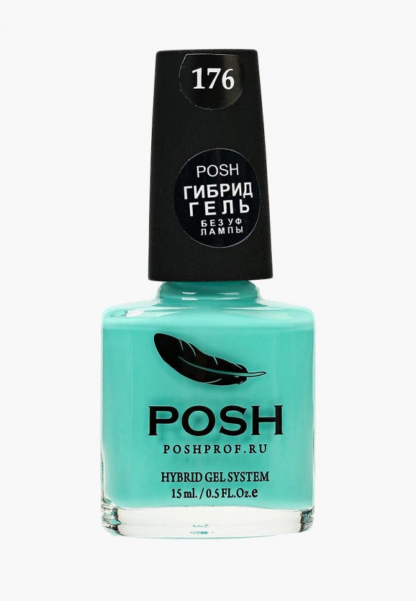 

Гель-лак для ногтей Posh, Гибрид без УФ лампы Тон 176 Ментоловый, Бирюзовый