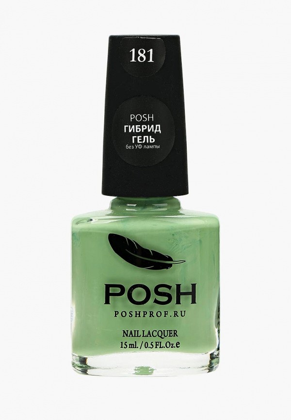 

Гель-лак для ногтей Posh, Гибрид без УФ лампы Тон 181 Лесная Фантазия, Зеленый