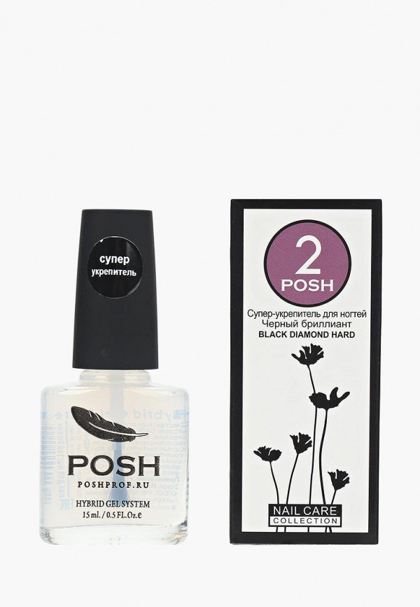 

Средство для укрепления ногтей Posh, Черный Бриллиант, 15 мл, Серый