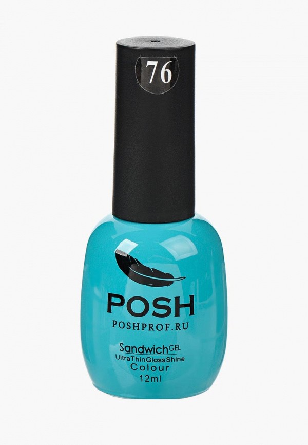 

Гель-лак для ногтей Posh, на 25 дней Тон 76 Морское путешествие, Бирюзовый