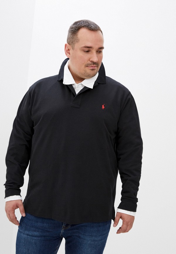 

Поло Polo Ralph Lauren Big & Tall, Черный, Polo Ralph Lauren Big & Tall PO022EMKRIW9