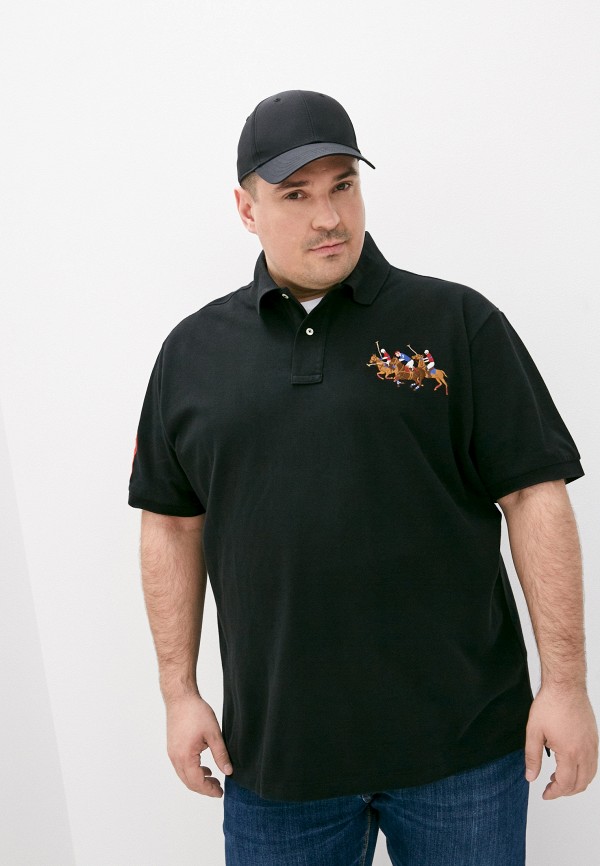 

Поло Polo Ralph Lauren Big & Tall, Черный, Polo Ralph Lauren Big & Tall PO022EMMCUP9