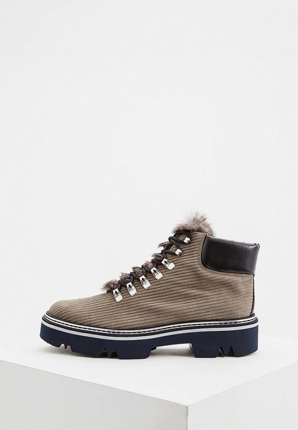 

Ботинки Pollini, Pollini PO756AWBYXF1, Серый