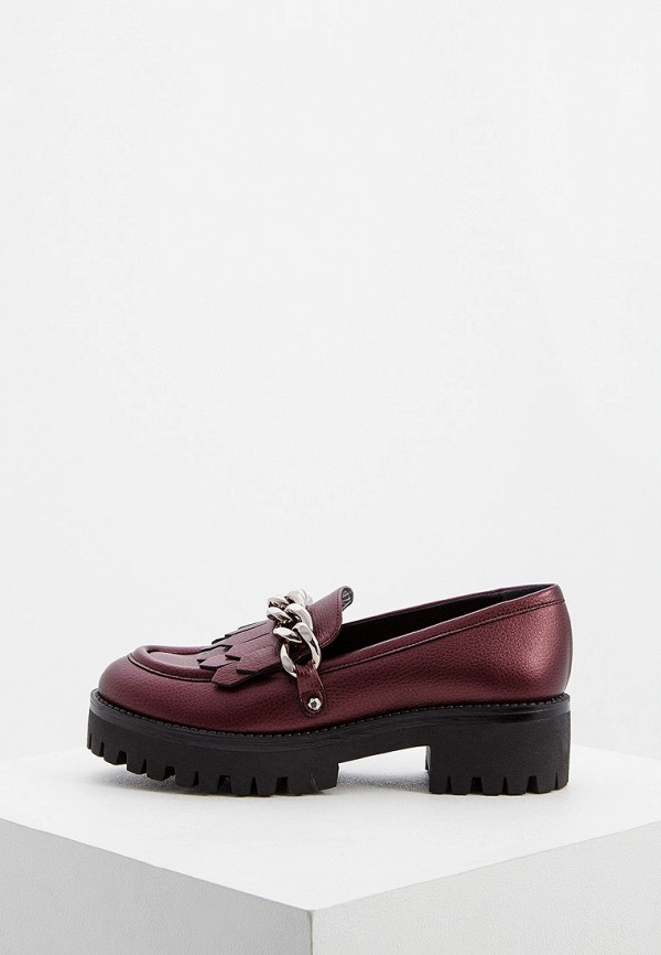 

Лоферы Pollini, Бордовый