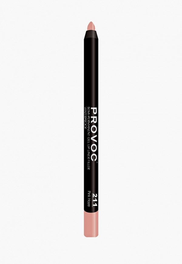 

Карандаш для губ Provoc, Розовый, Gel Lip Liner 211 Pink Haze идеально-нюдовый