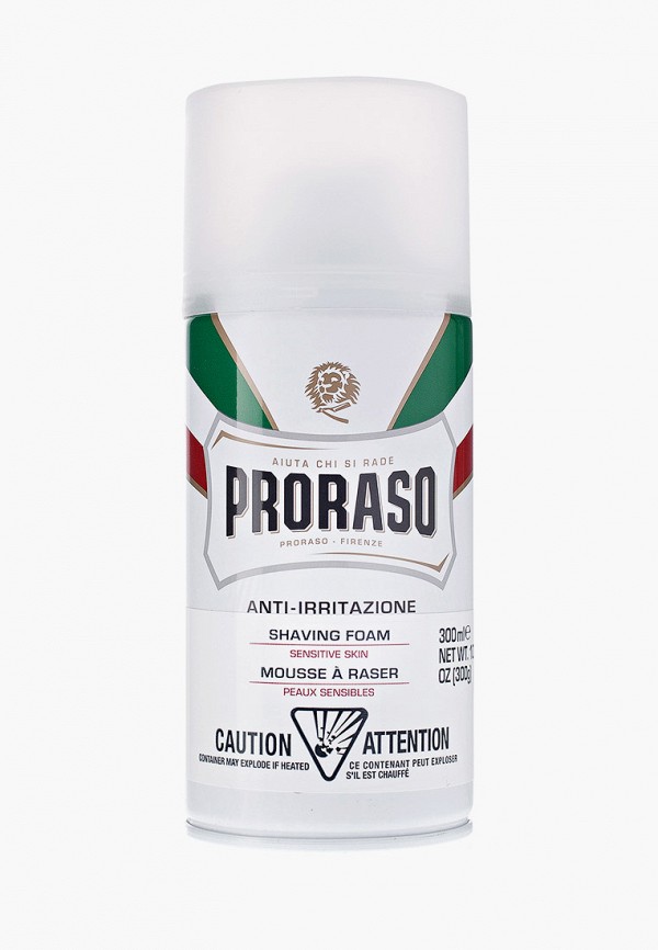 

Пена для бритья Proraso, Белый, для чувствительной кожи 300 мл
