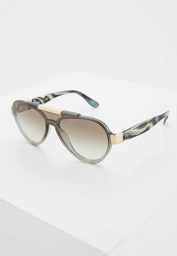 

Очки солнцезащитные Prada, PR 01US BRU0A7, Серый