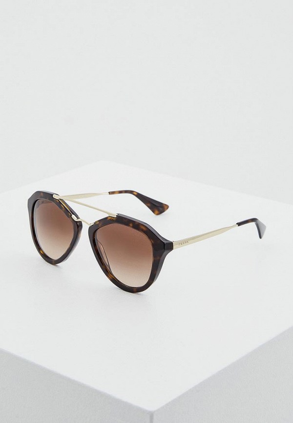 

Очки солнцезащитные Prada, Коричневый, 0PR 12QS 2AU6S1