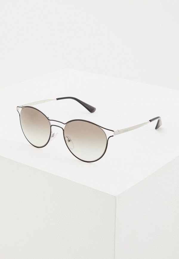 

Очки солнцезащитные Prada, PR 62SS 1AB0A7, Серебряный