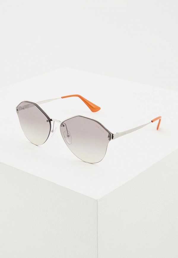 

Очки солнцезащитные Prada, Серебряный, PR 64TS 1BC4S1