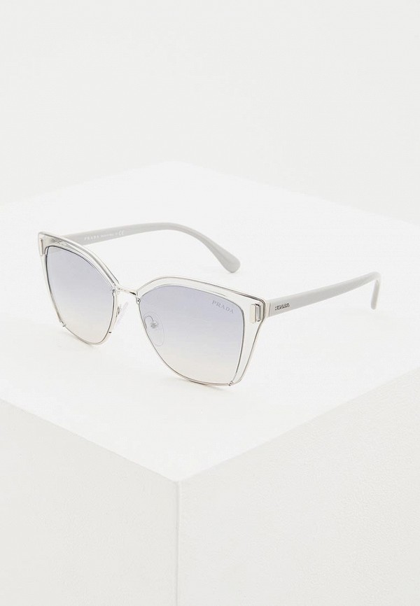 

Очки солнцезащитные Prada, Серебряный, PR 56TS 73E5R0