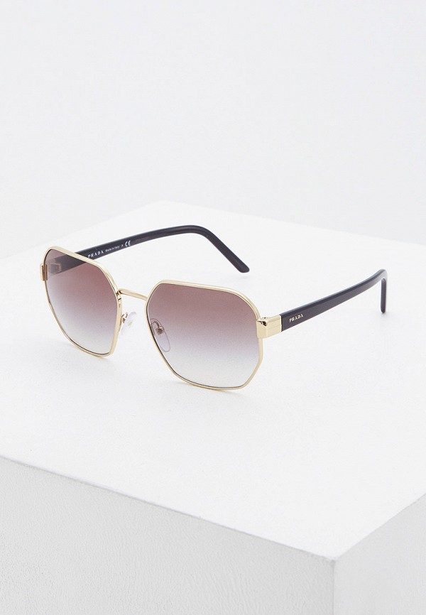 

Очки солнцезащитные Prada, Золотой, 0PR 54XS ZVN5O0