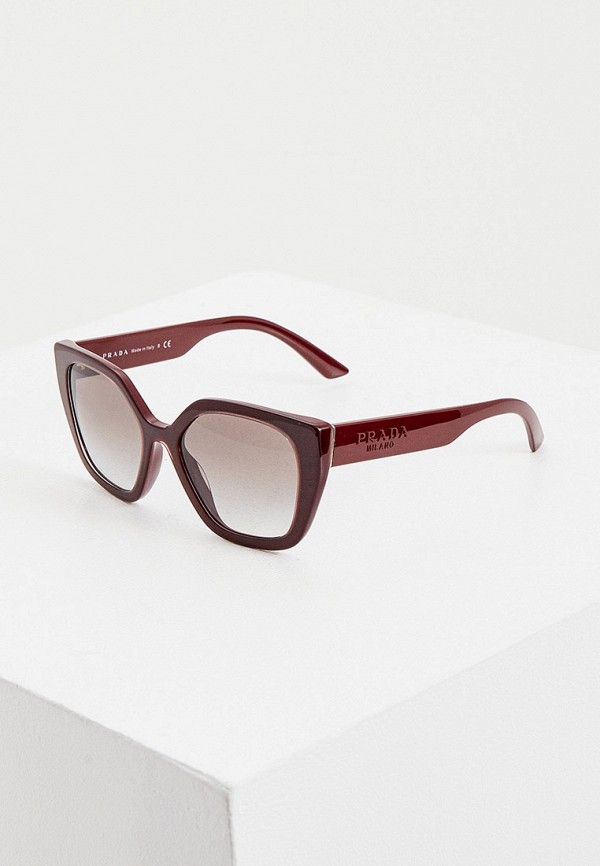 

Очки солнцезащитные Prada, Бордовый, PR 24XS UAN0A7