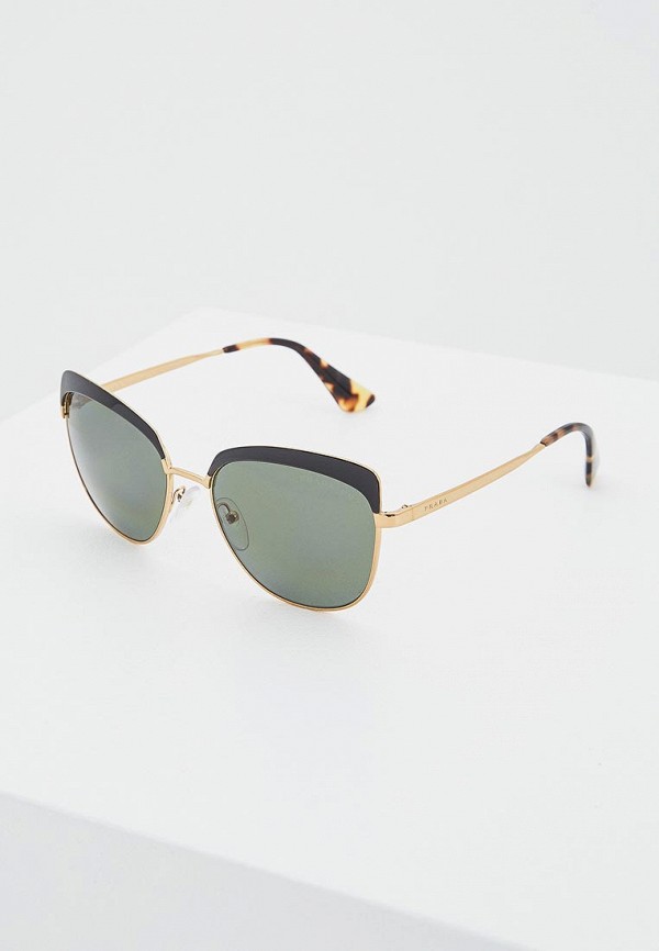 

Очки солнцезащитные Prada, PR 51TS LAX5X1, Золотой