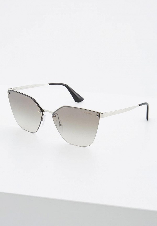 

Очки солнцезащитные Prada, Серебряный, PR 68TS 1BC5O0