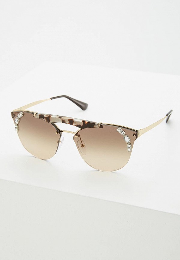 

Очки солнцезащитные Prada, Коричневый, PR 53US C3O3D0