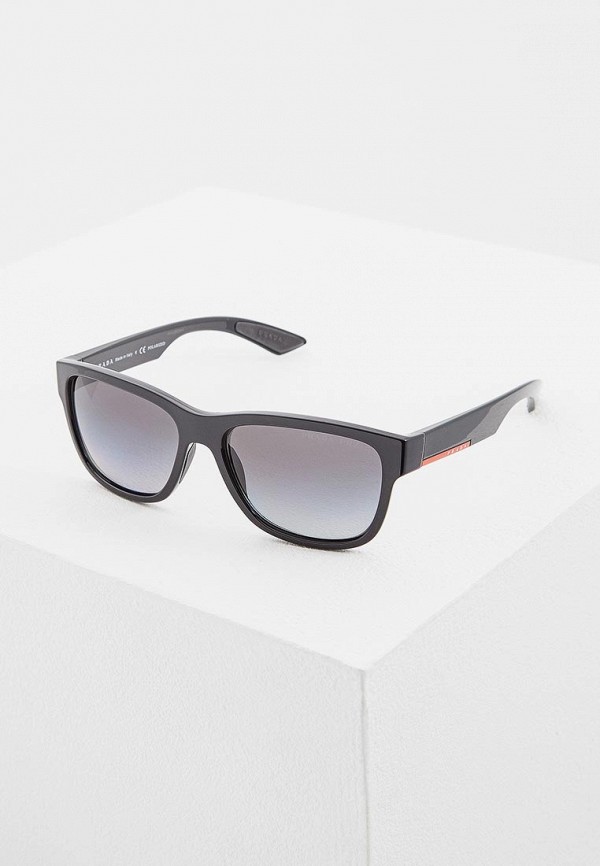 

Очки солнцезащитные Prada Linea Rossa, Черный, PS 03QS 1AB5W1