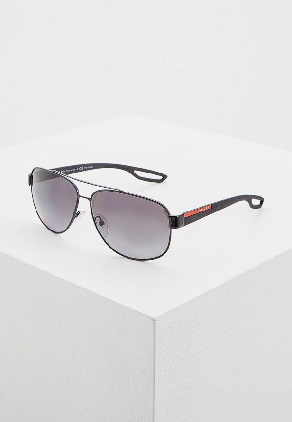 

Очки солнцезащитные Prada Linea Rossa, Черный, PS 58QS 1AB5W1