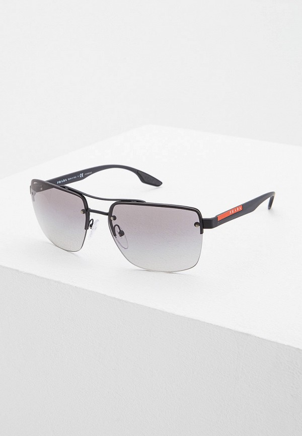 

Очки солнцезащитные Prada Linea Rossa, Черный, PS 60US DG03M1