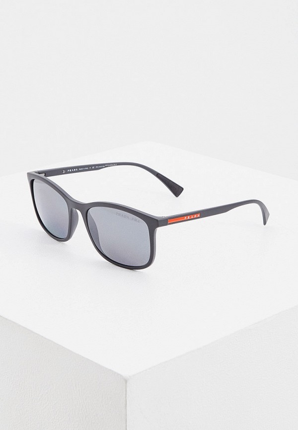 

Очки солнцезащитные Prada Linea Rossa, Черный, PS 01TS UFK07H