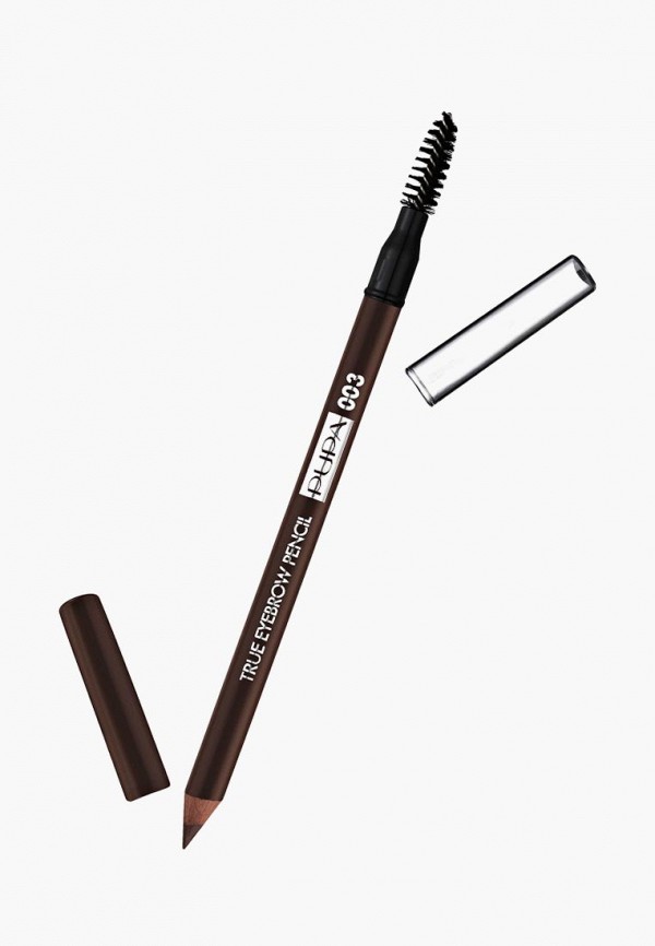 Карандаш для бровей Pupa TRUE EYEBROW PENCIL тон 003 Темно-коричневый