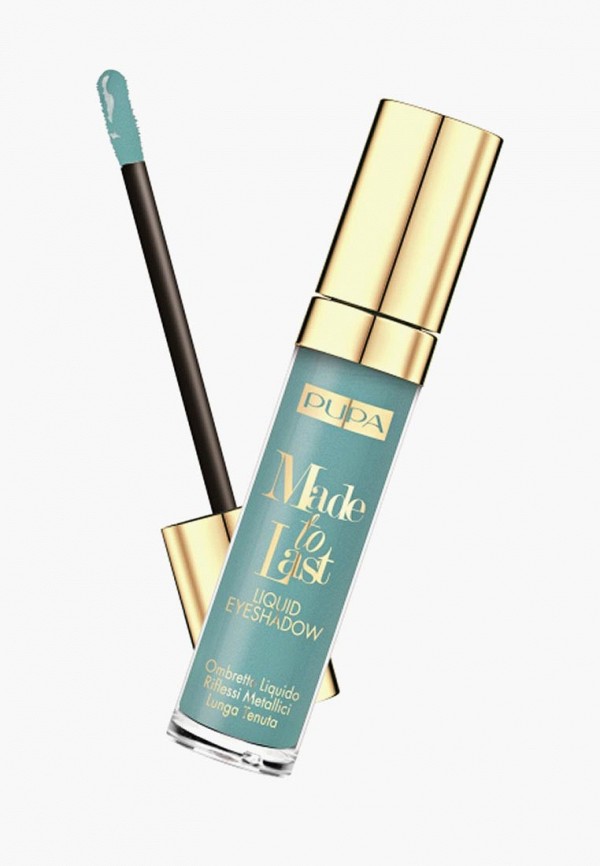 

Тени для век Pupa, металлические блики MADE TO LAST LIQUID EYESHADOW тон 009 Синий Тиффани, Бирюзовый
