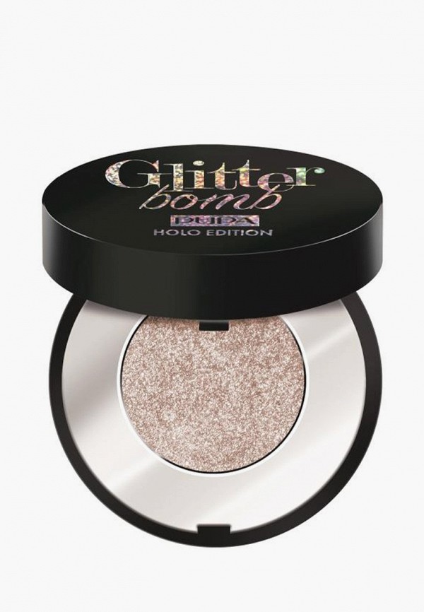 

Тени для век Pupa, Прозрачный, GLITTER BOMB HOLO EDITION тон 005 Галактический сиреневый