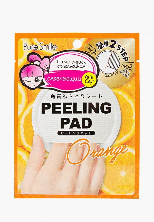

Пилинг для лица Pure Smile, Прозрачный, с экстрактом апельсина 1 шт