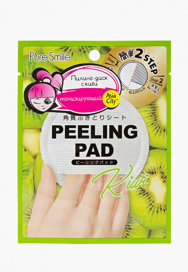 

Пилинг для лица Pure Smile, Прозрачный, с экстрактом киви 1 шт