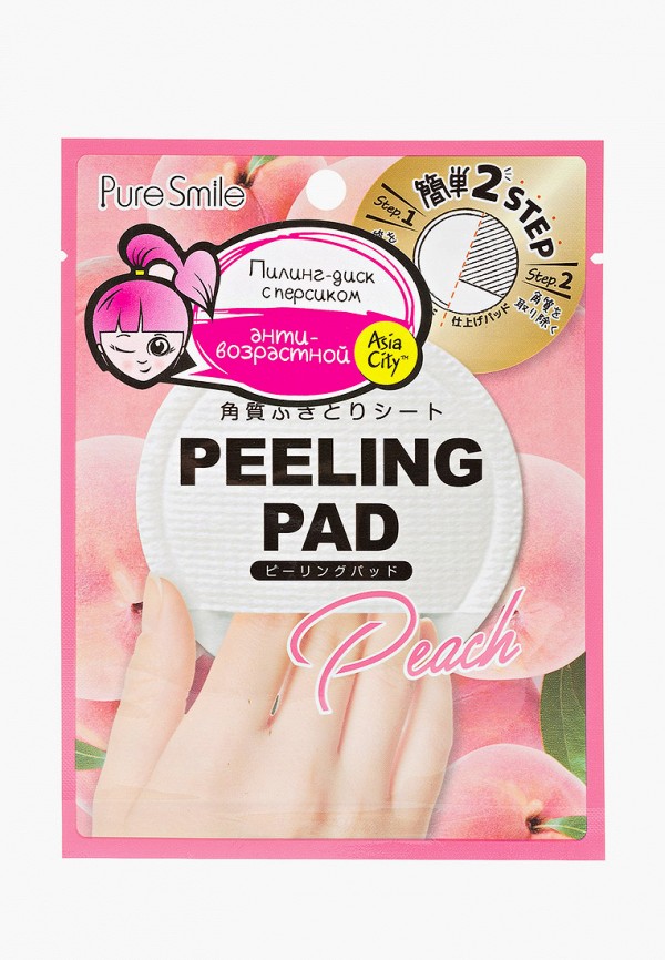 

Пилинг для лица Pure Smile, Прозрачный, с экстрактом персика 1 шт