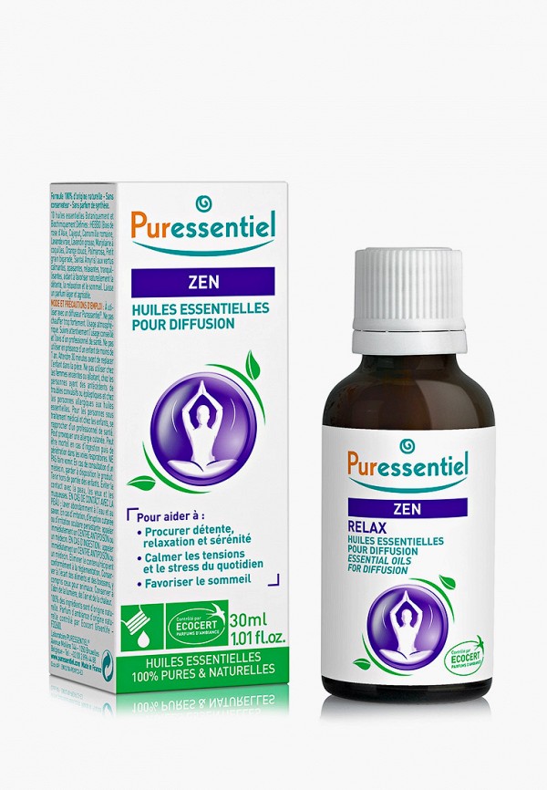 

Масло эфирное Puressentiel, Прозрачный, «Дзен», 30 мл
