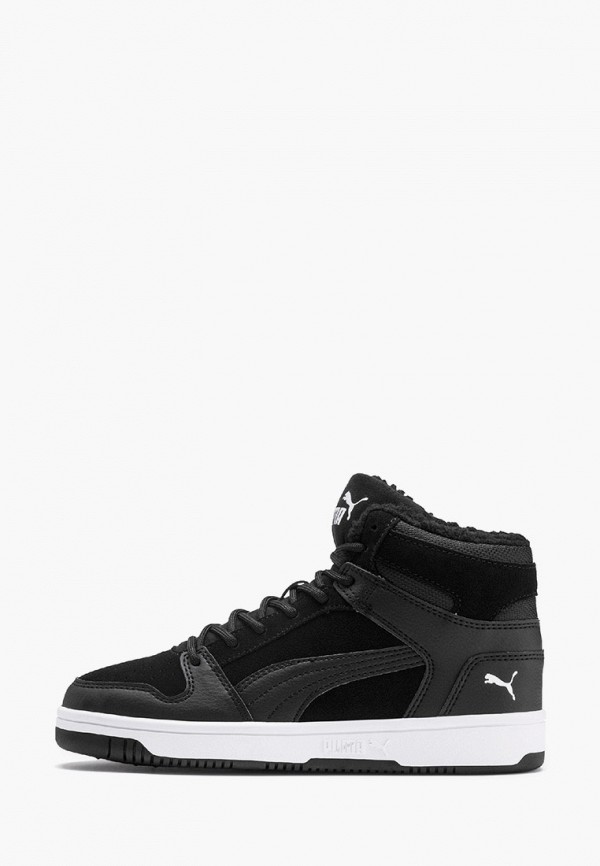 

Кеды PUMA, Puma Rebound Layup Fur SD Jr, Черный