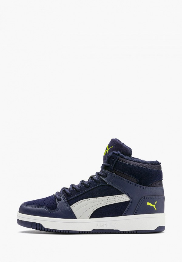 

Кеды PUMA, Синий, Puma Rebound Layup Fur SD Jr