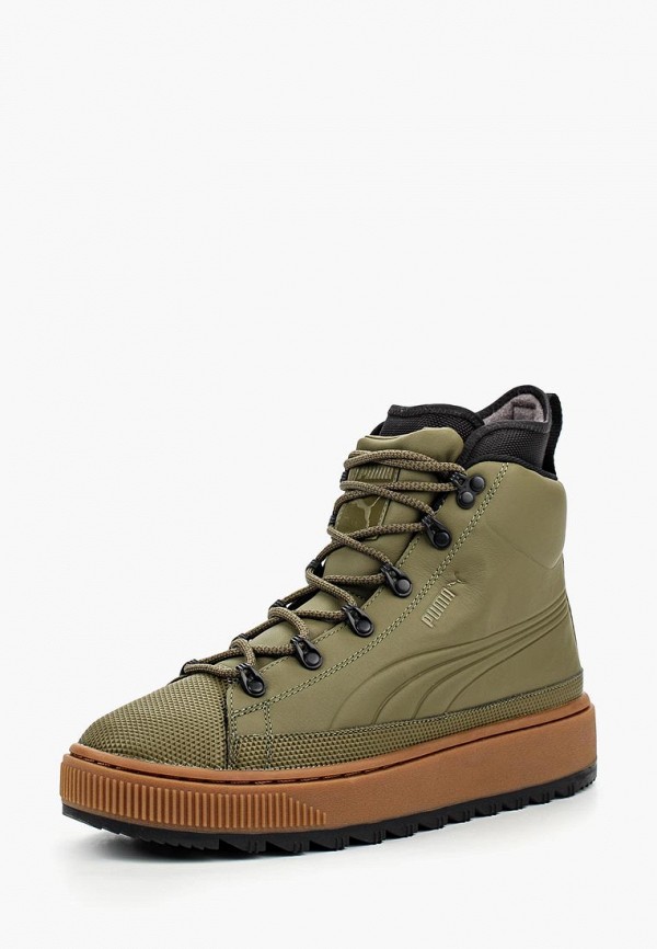 

Кеды PUMA, PUMA PU053AUNJE33, Хаки