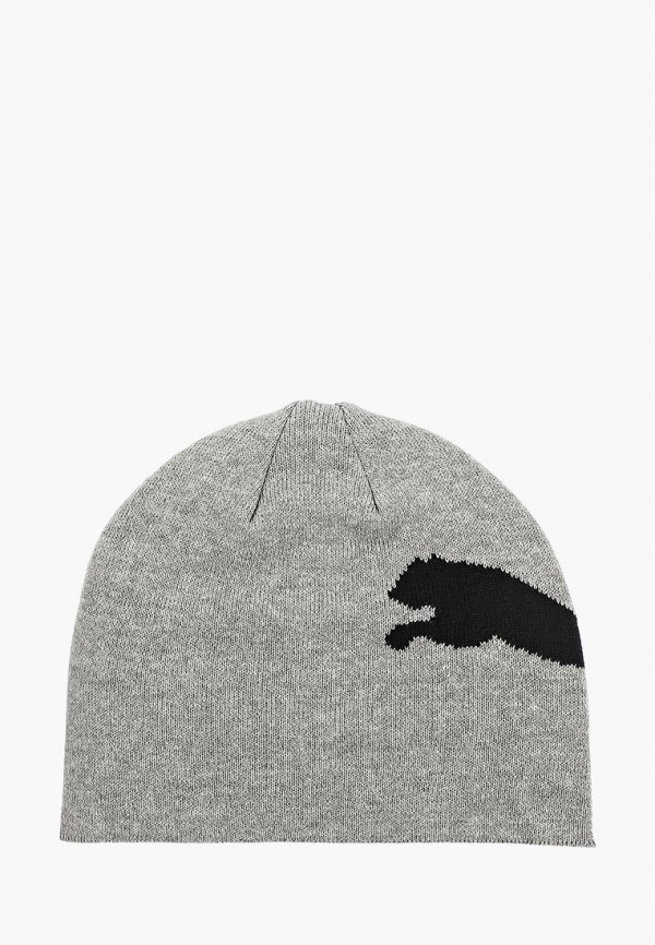 

Шапка PUMA, ESS Big Cat Beanie, Серый