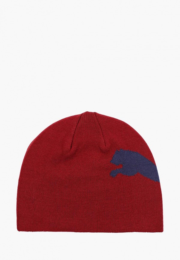 

Шапка PUMA, ESS Big Cat Beanie, Бордовый