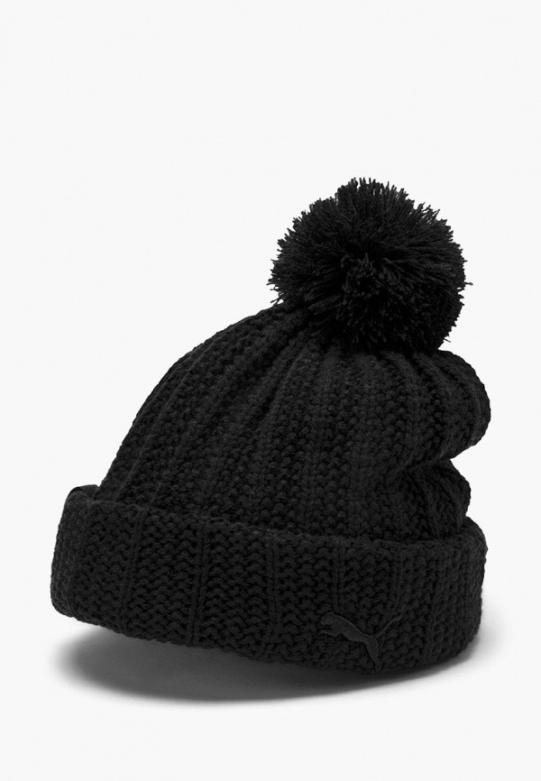 

Шапка PUMA, SF LS Pom Pom Beanie, Черный