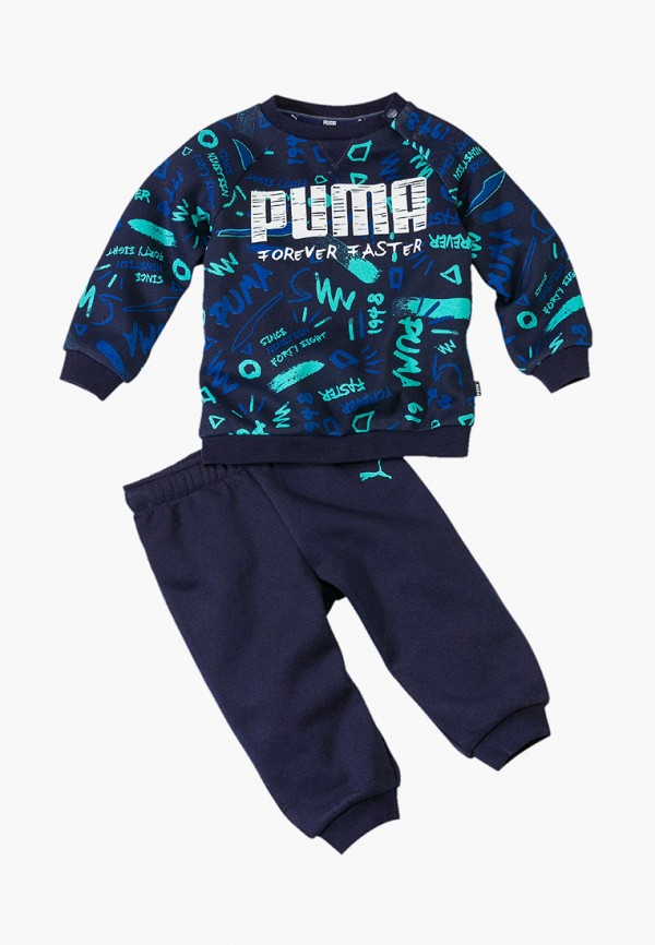 

Костюм спортивный PUMA, Синий, Minicats AOP Crew Jogger FL