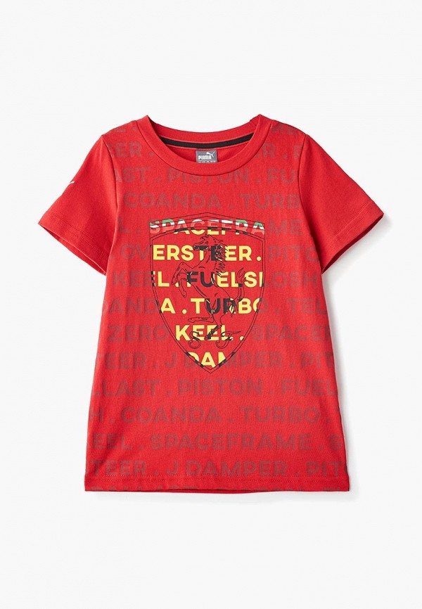

Футболка PUMA, SF Kids Big Shield Tee, Красный
