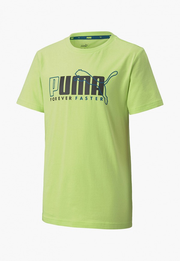 

Футболка PUMA, Зеленый, Alpha Graphic Tee B