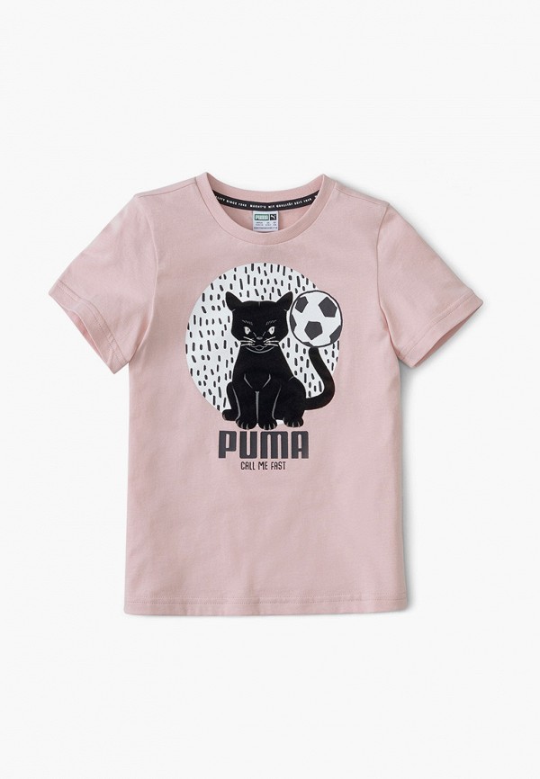 

Футболка PUMA, Розовый, Animals Suede Tee