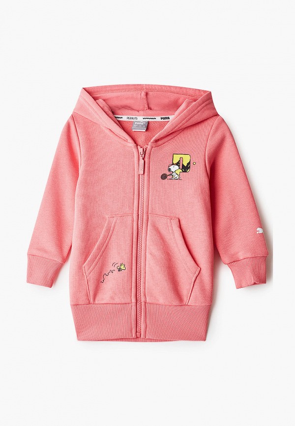 

Толстовка PUMA, Розовый, PUMA X PEANUTS Full-Zip Hoodie G