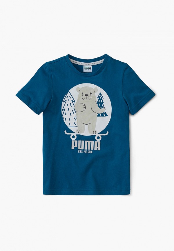

Футболка PUMA, Синий, Animals Suede Tee